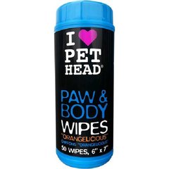   Pet Head My Paws & Body. 50 pces  50 pces
