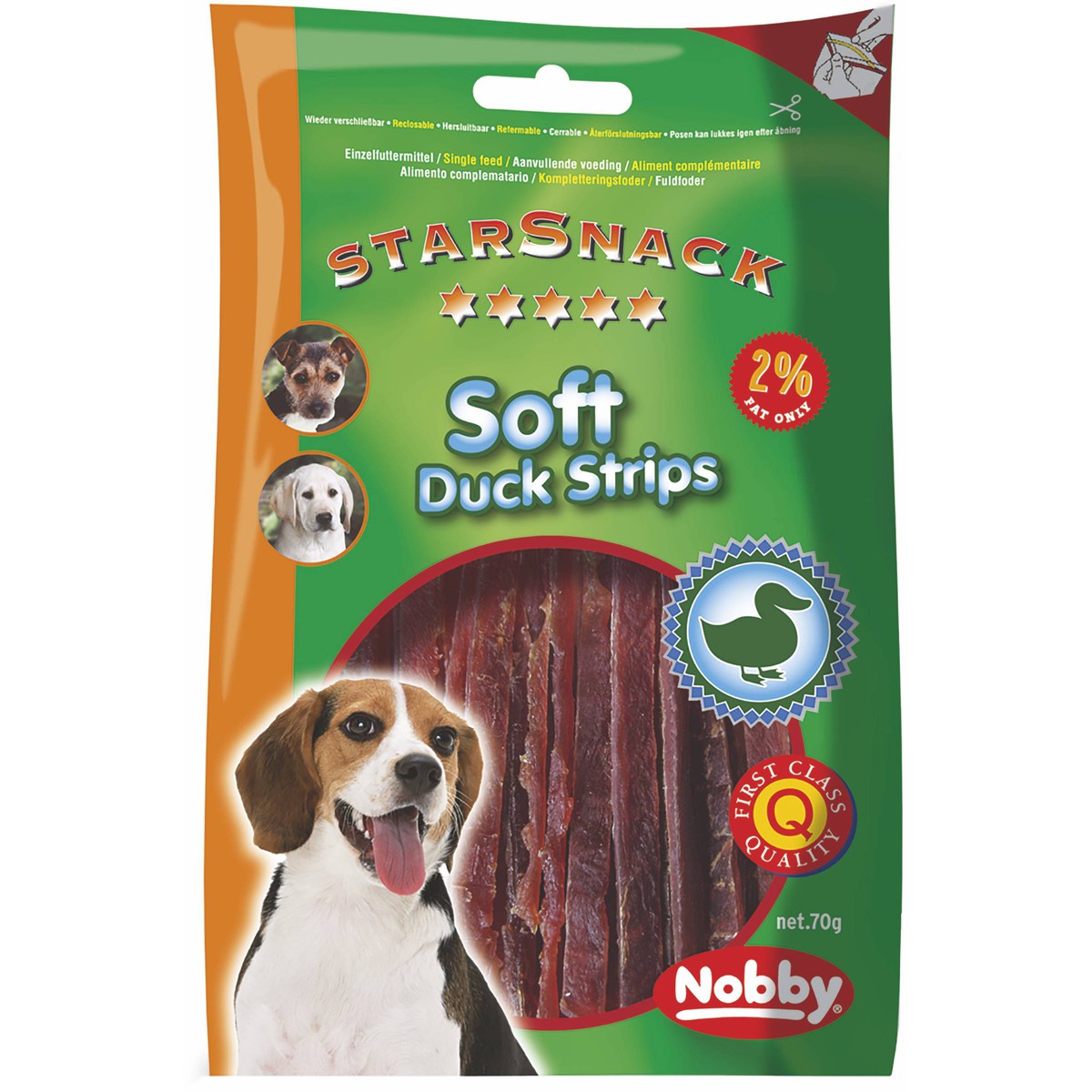   StarSnack Soft Duck Strips. 70 g  70g