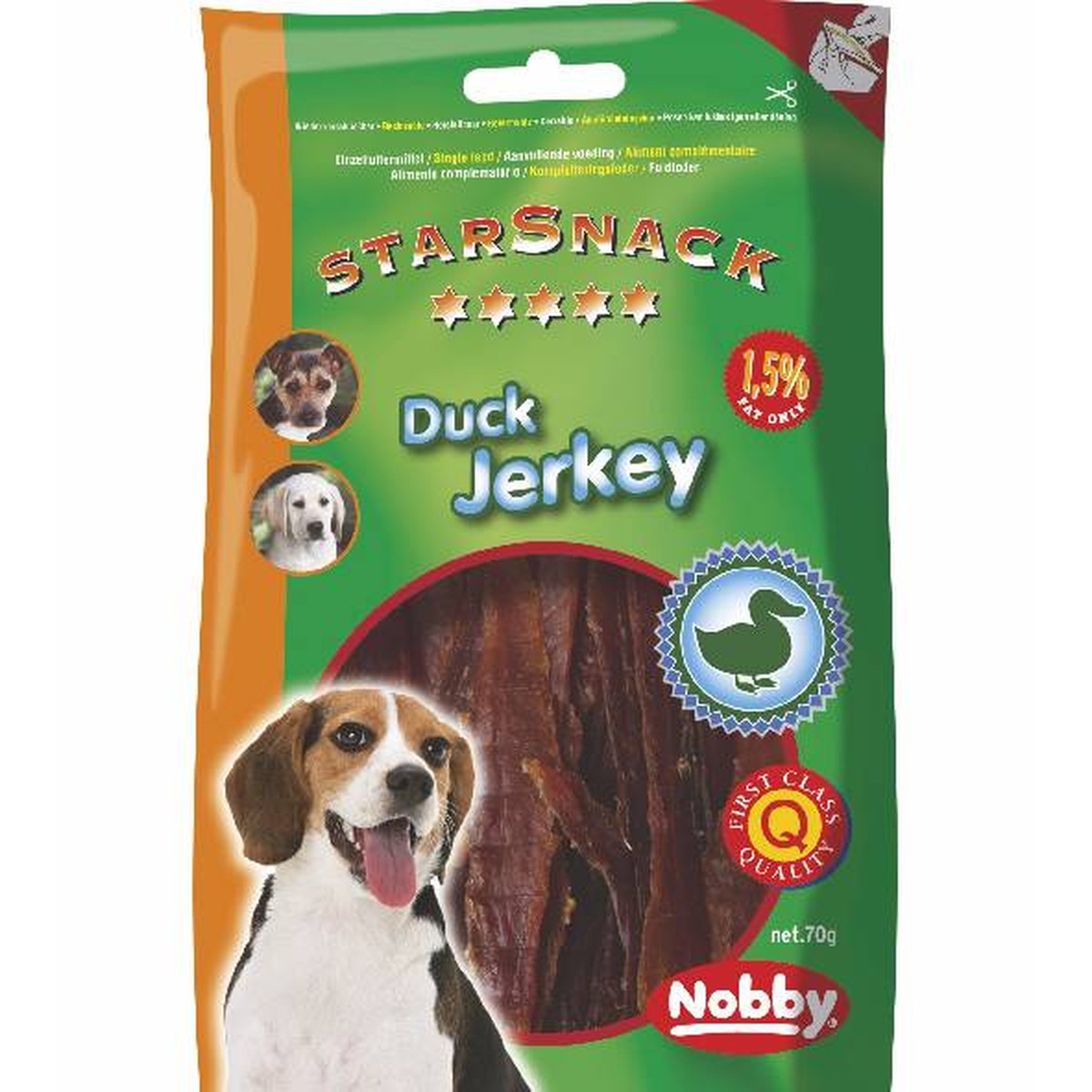   StarSnack Soft Duck Jerkey. 70 g  70g