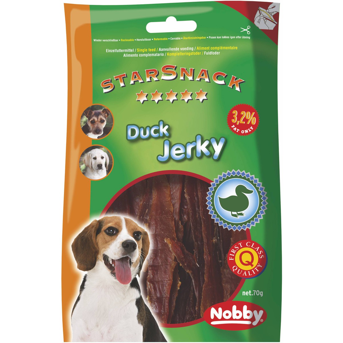   StarSnack Soft Duck Jerkey. 70 g  70g