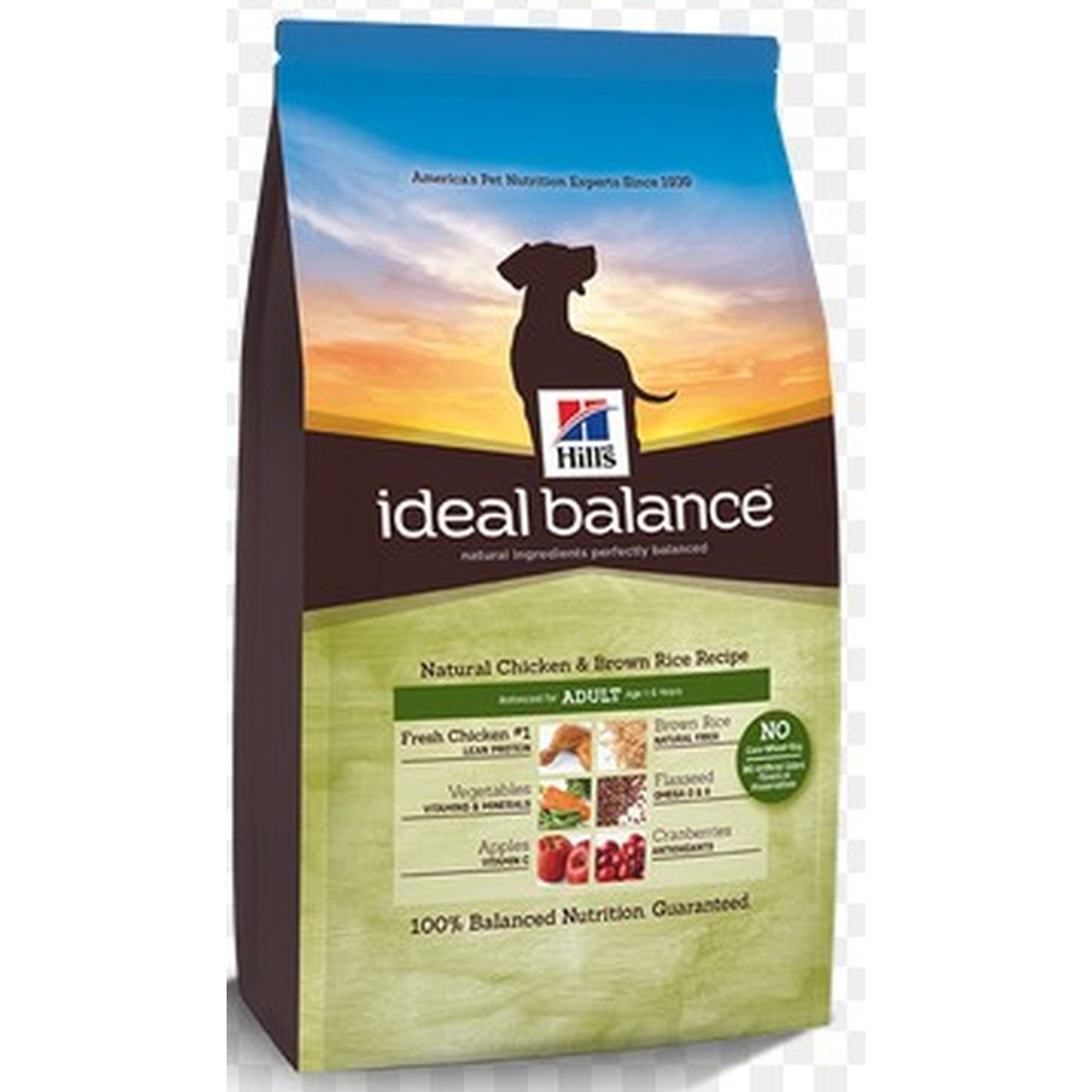 Ideal Balance  Adult Poulet et riz complet 12kg  12 kg