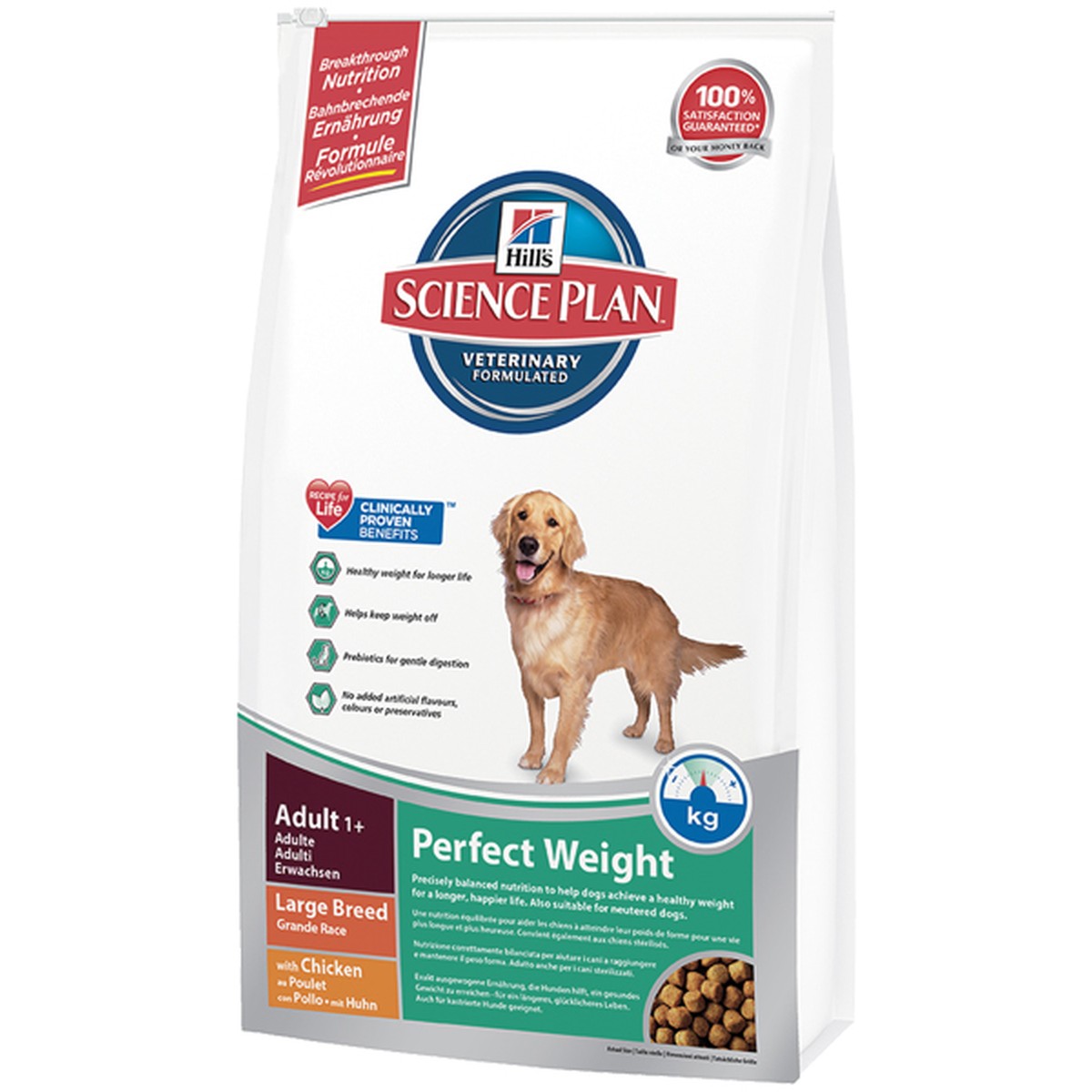 Science Plan  Canine Perfect Weight Adult Large Breed Poulet 12kg  12 kg