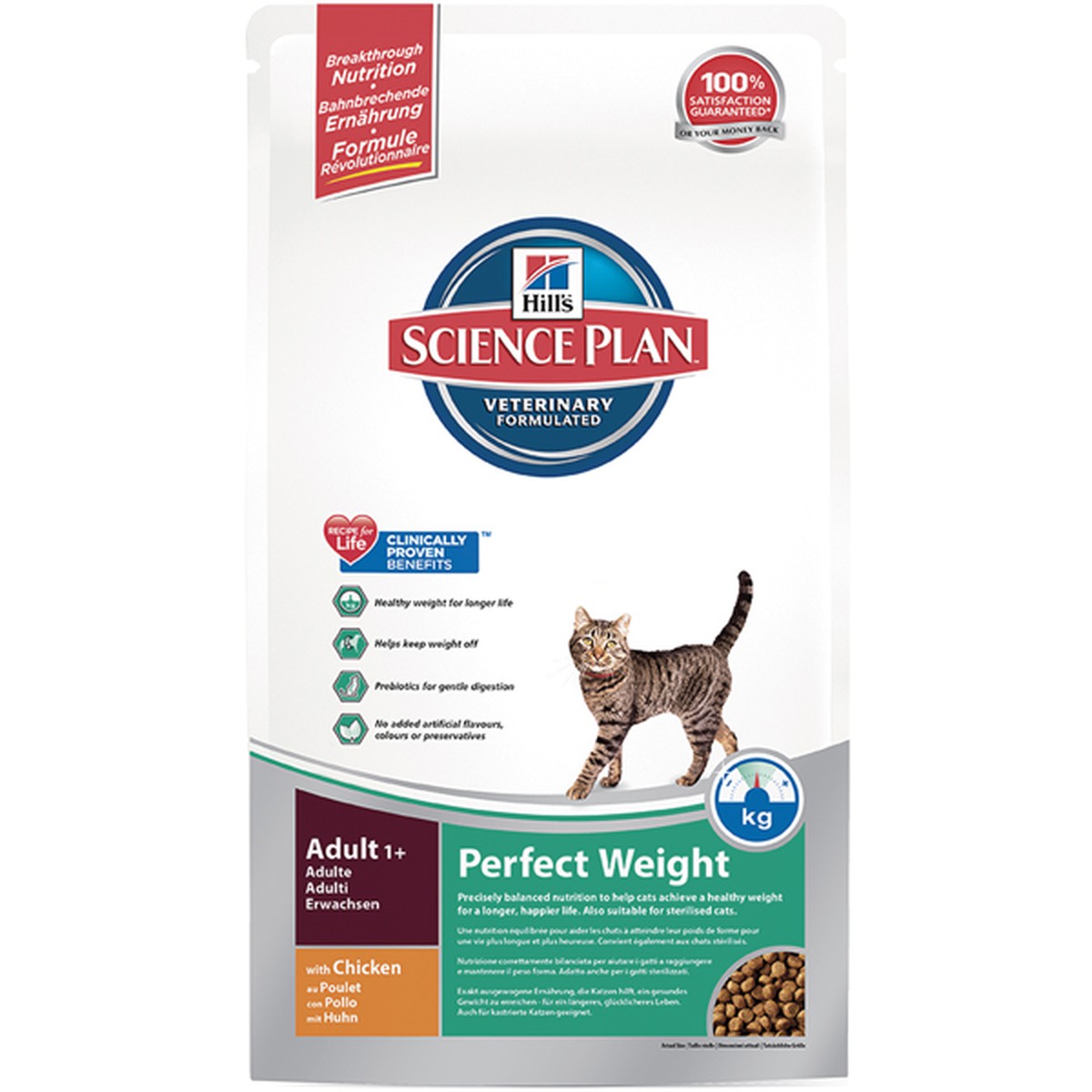 Science Plan  Feline Perfect Weight Adult Poulet 1.5g  1.5 kg