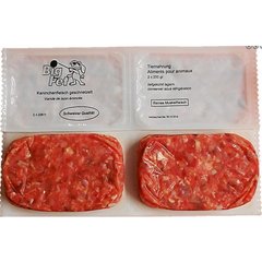   Viande de lapin émincée  2x250 gr