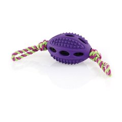   Go Dog Football mit Seil S.L=32cm violet  