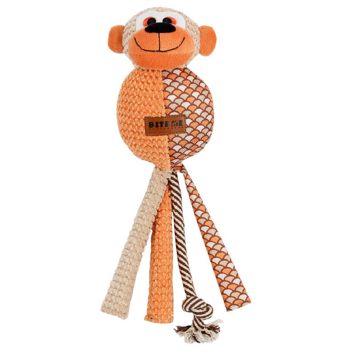  Jouet Funky Monkey brun/orange, 14 x 14 cm  14x14cm