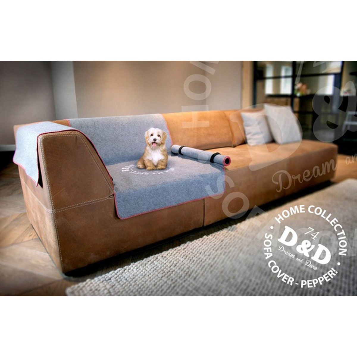   Plaid canapé Sofa Cover, gris, 240 x 155 cm  240x155cm