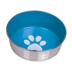   Gamelle inox Heavy Paw, bleu ciel  