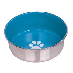   Gamelle inox Heavy Paw, bleu ciel  