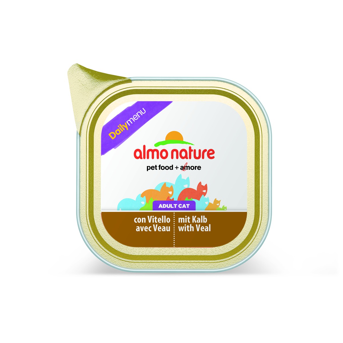 Almo nature  Almo nature PFC Cat Daily menu Veau 100g  100 g