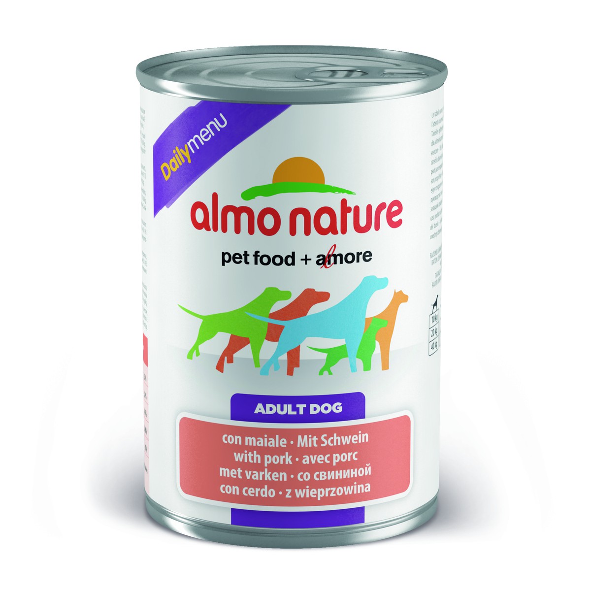 Almo nature  Almo nature PFC Dog daily menu Porc 400g  400 g