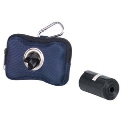   Distributeur ramasse-crottes HARDY bleu, 10 x 3 x H 7 cm  10 x 3 x H 7 cm