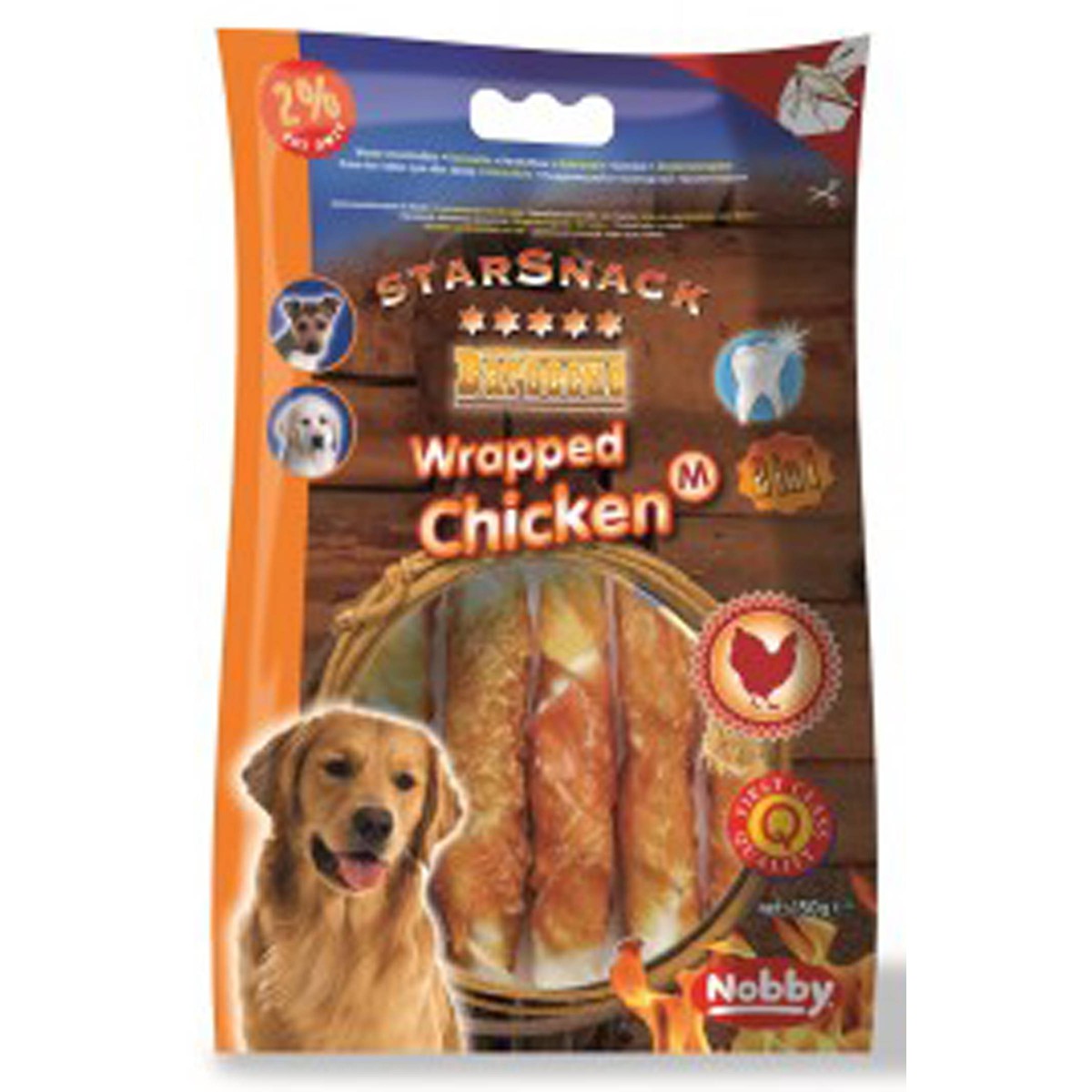   Barbecue Wrapped Chicken, Ø 15 mm/150 g  Ø 15 mm/150 g