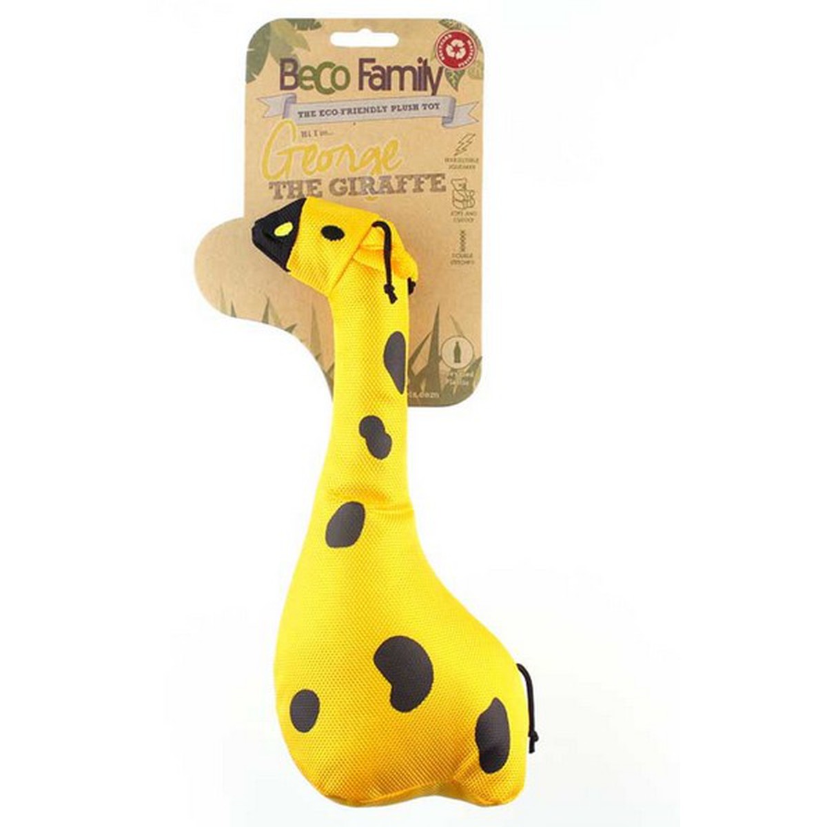   Beco Plush Giraffe yellow Jaune maïs 