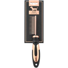   NOIR Peigne pour sous-poils  22,5 x 5 cm  22.5x5cm