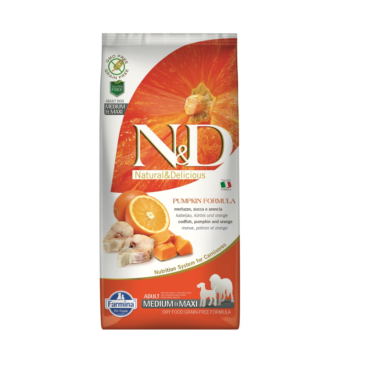 N&D  N&D PUMPKIN FELINE Canard & Melon 1.5kg  