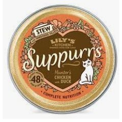 Lily's  Suppurrs Fel Adult Poulet/Canard 85g  