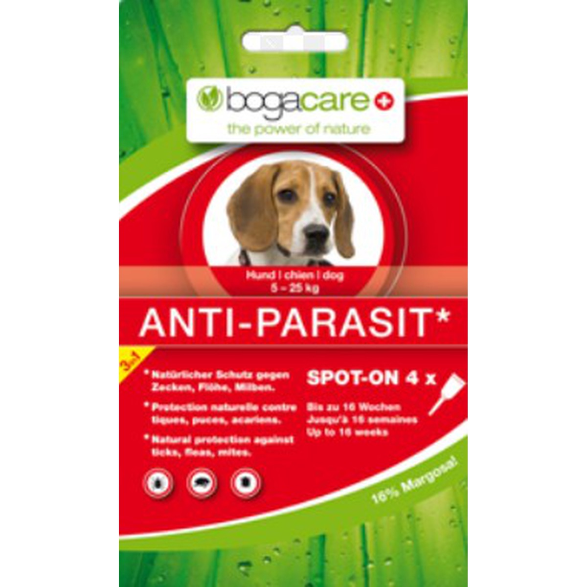   bogadual Anti-Parasit Spot-on chien petit 4 x 1.5ml  4x1.5ml