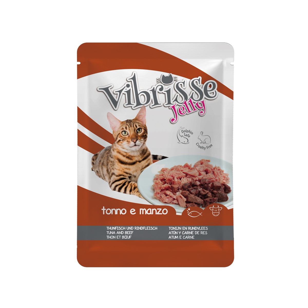 Vibrisse  Vibrisse Pouch Jelly thon et boeuf 70g  70g