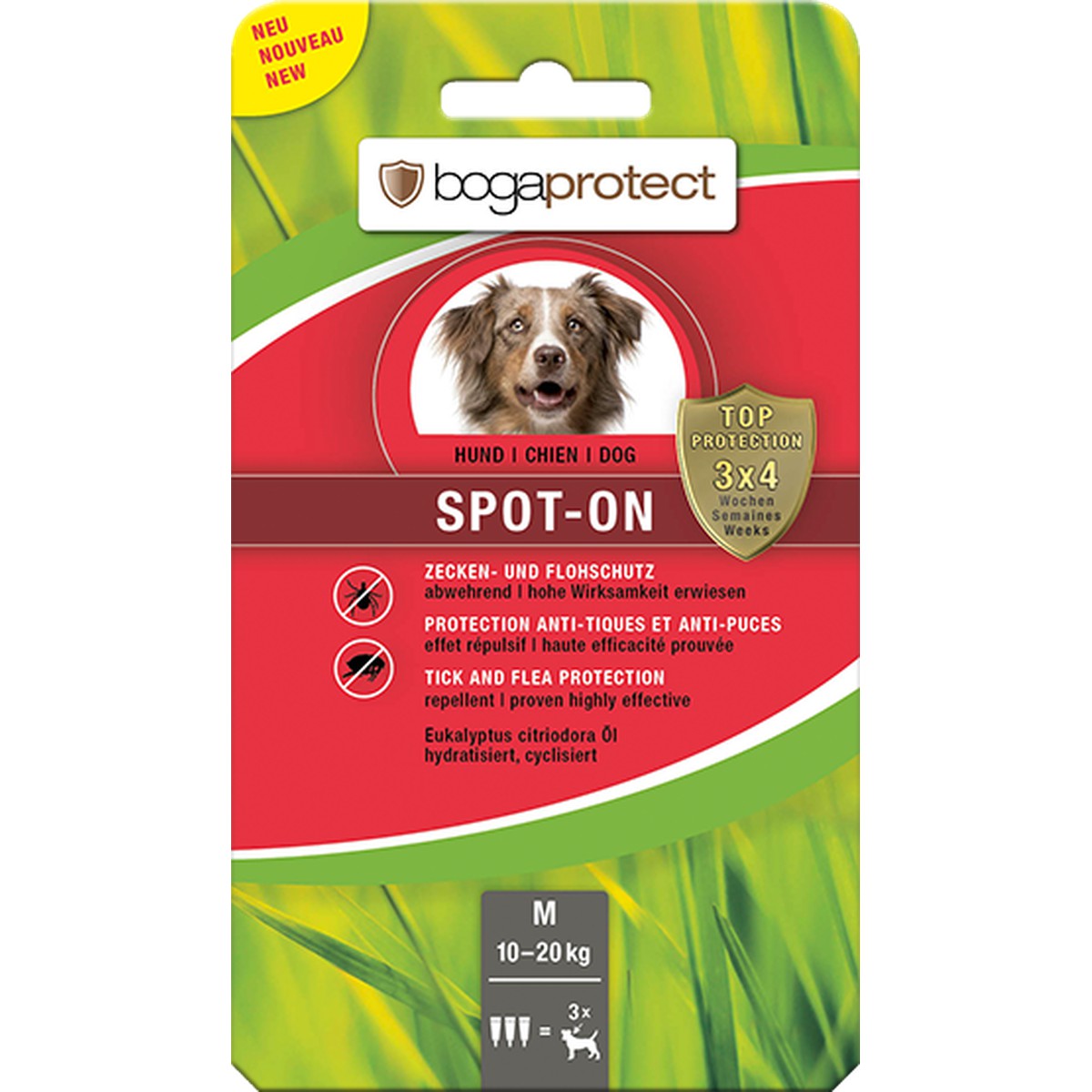   Bogaprotect Spot-On chien M  3x2.2ml
