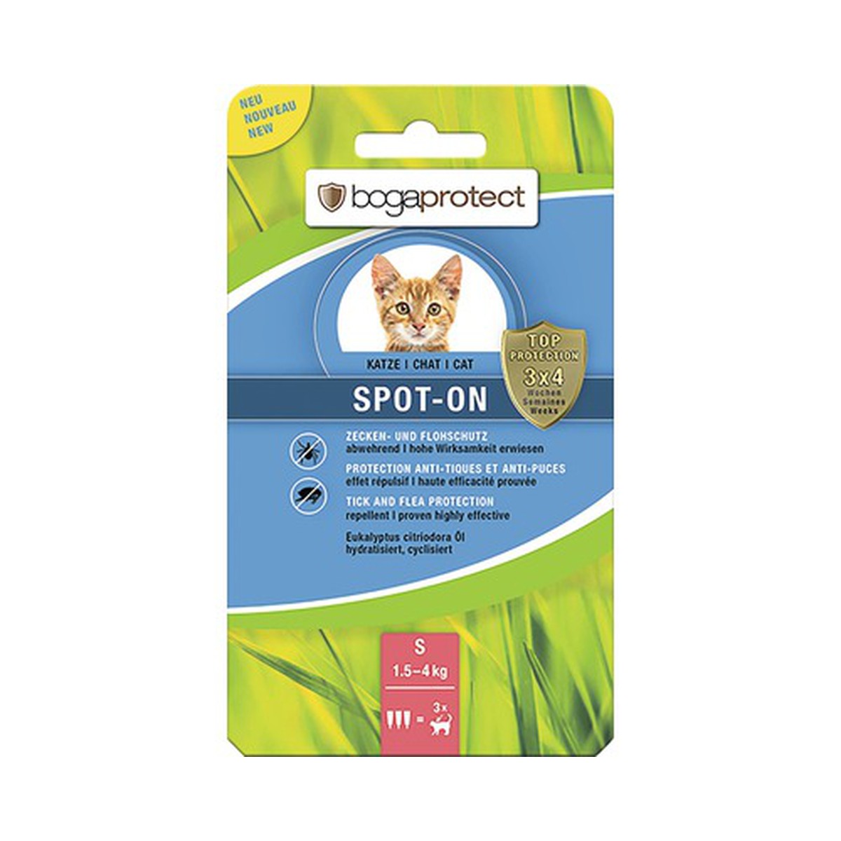   Bogaprotect Spot-On chat S  3x0.7ml