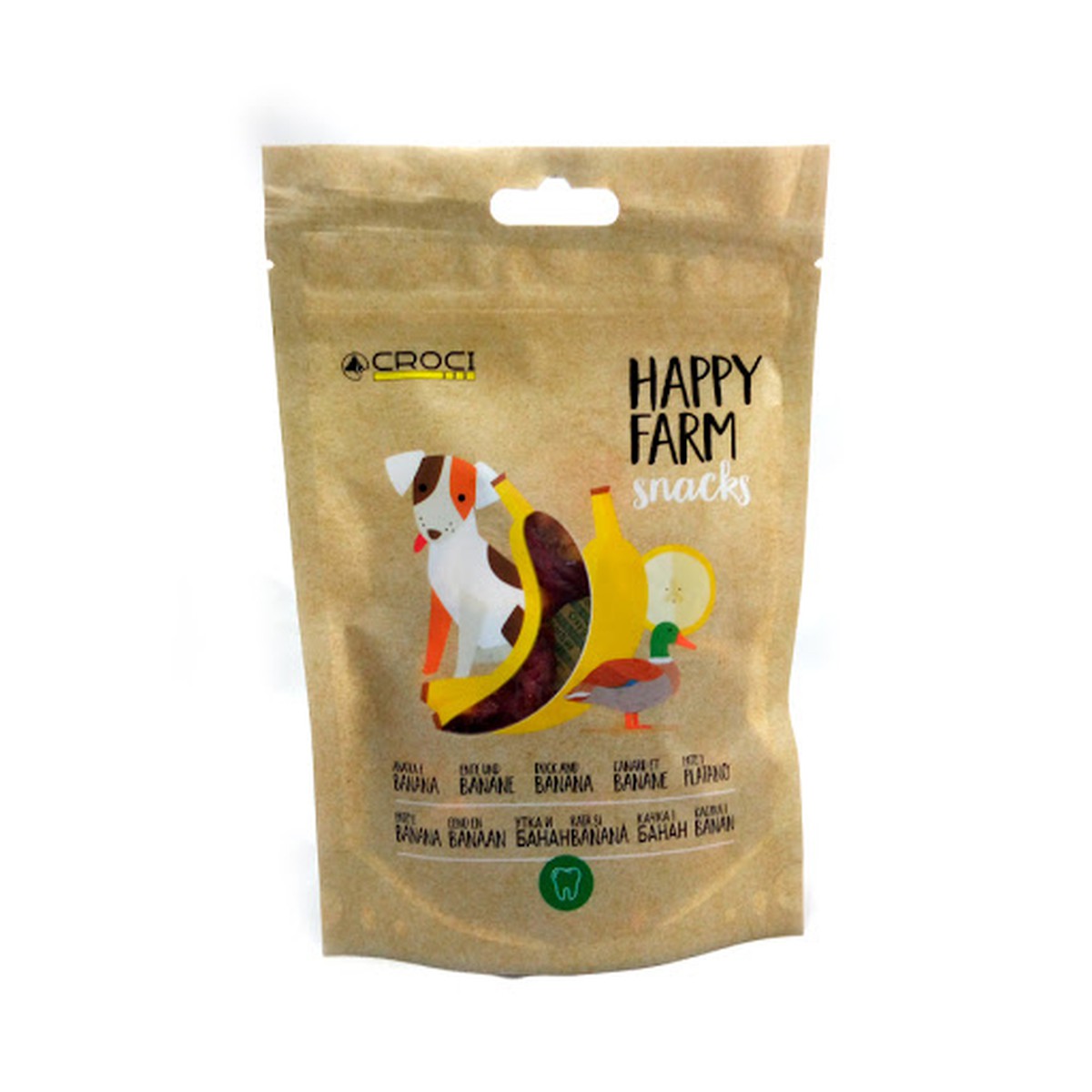   Snack  Happy Farm  canard et banane  80gr