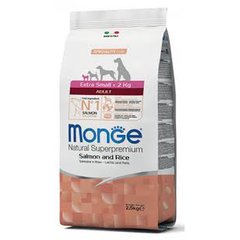 Monge  Monge Dog Adult Extra Small Salmon 2,5kg  