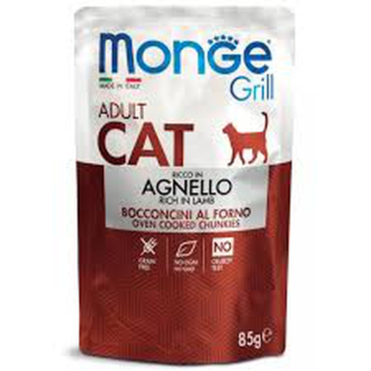 Monge  Monge Grill Cat Adult Lamb 85g  