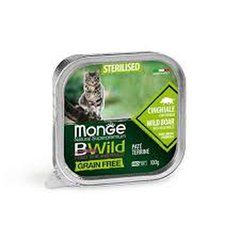Monge  Monge Cat Bwild GF Sterilised Boar 100g  