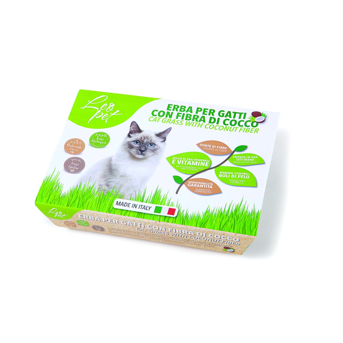   Herbe à chat avec fibre de coco bio  