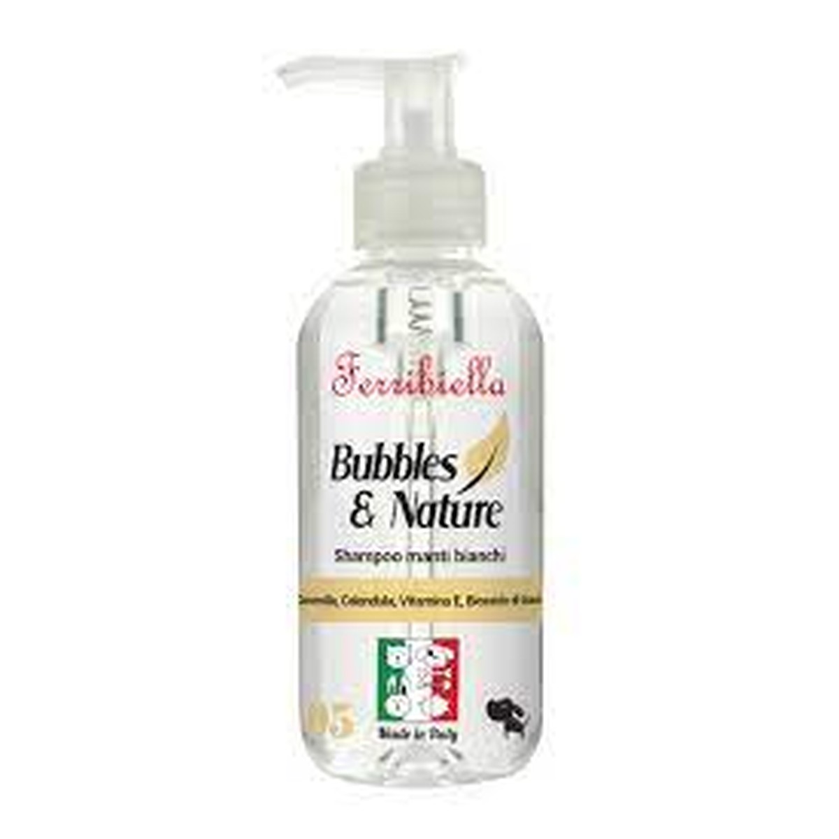 Ferribiella  Shampooing pelage blanc Bubbles&nature  250ml