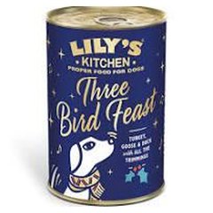   Dog Christmas Three Bird Feast 400g  