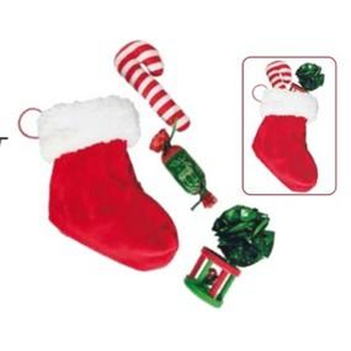 Croci  Jouet chat Xmas Stocking gift 5 pc  