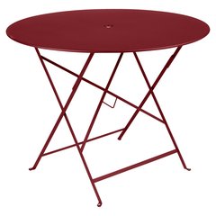 Fermob Bistro Table Bistro TP Rouge groseille L 96 x l 96 x H74cm Diam : 96