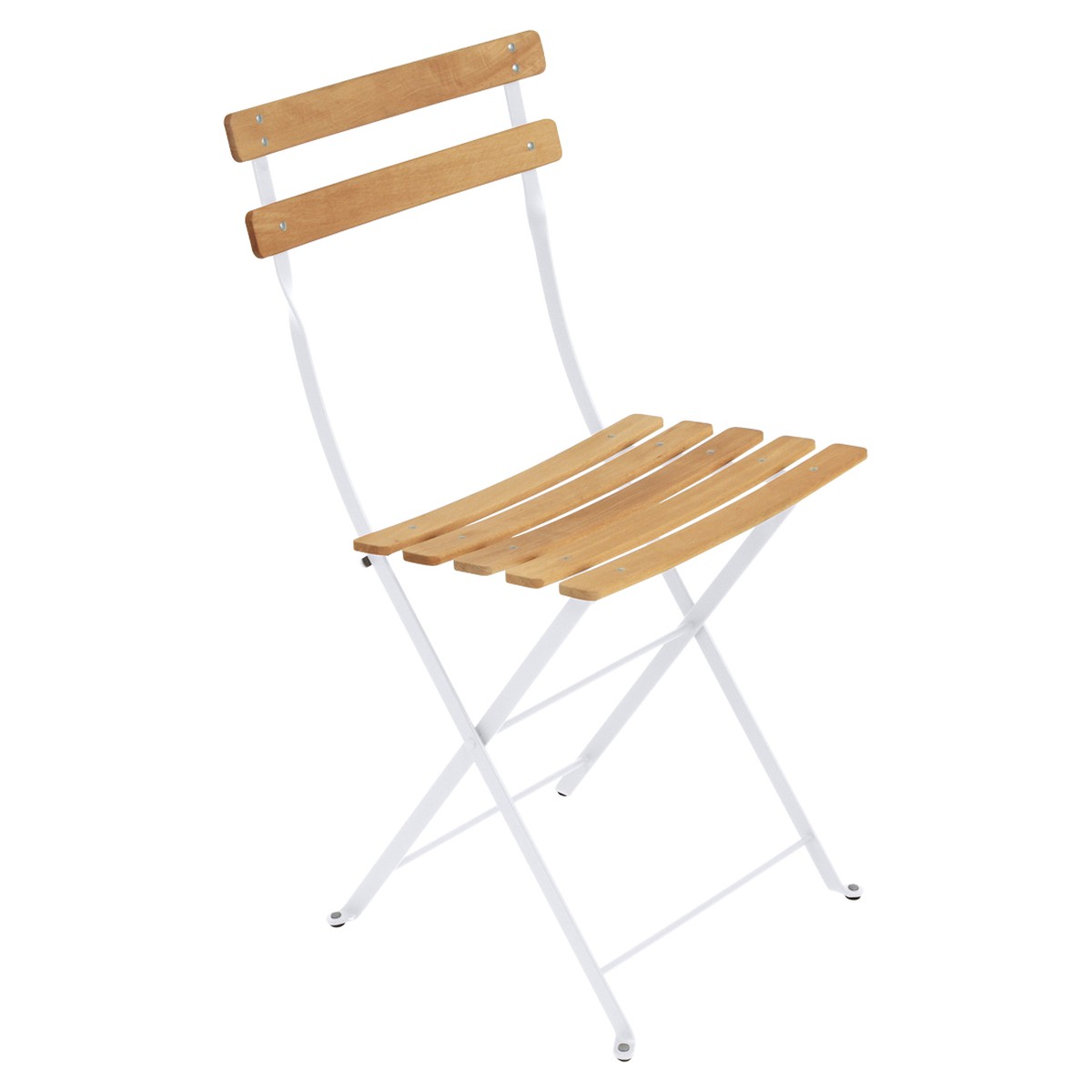 Fermob Bistro Chaise Bistro Naturel Blanc l 42 x H82cm