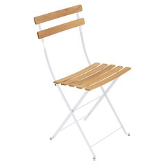 Fermob Bistro Chaise Bistro Naturel Blanc l 42 x H82cm