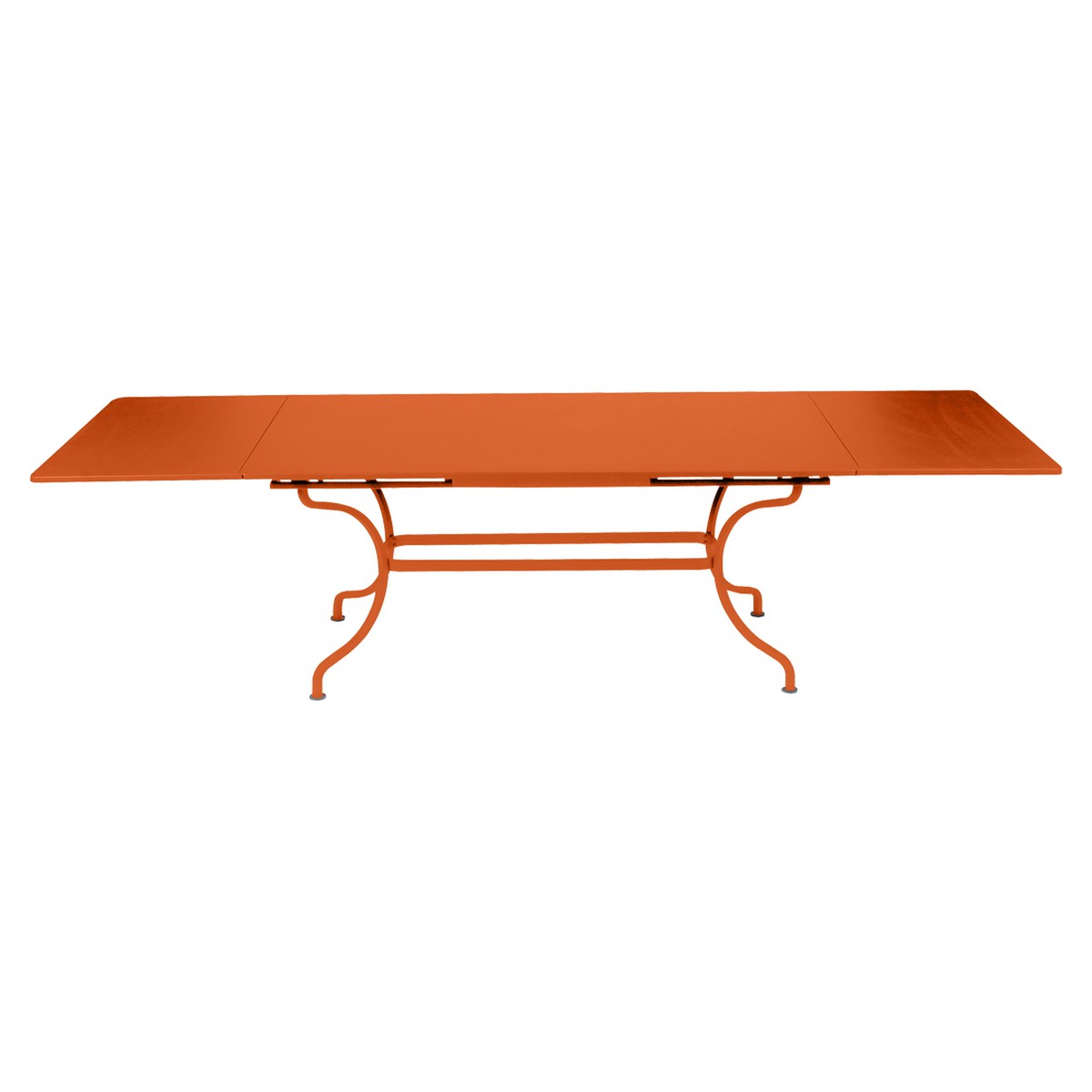 Fermob ROMANE Table Romane rectangulaire à allonges Orange 200/300x100cm