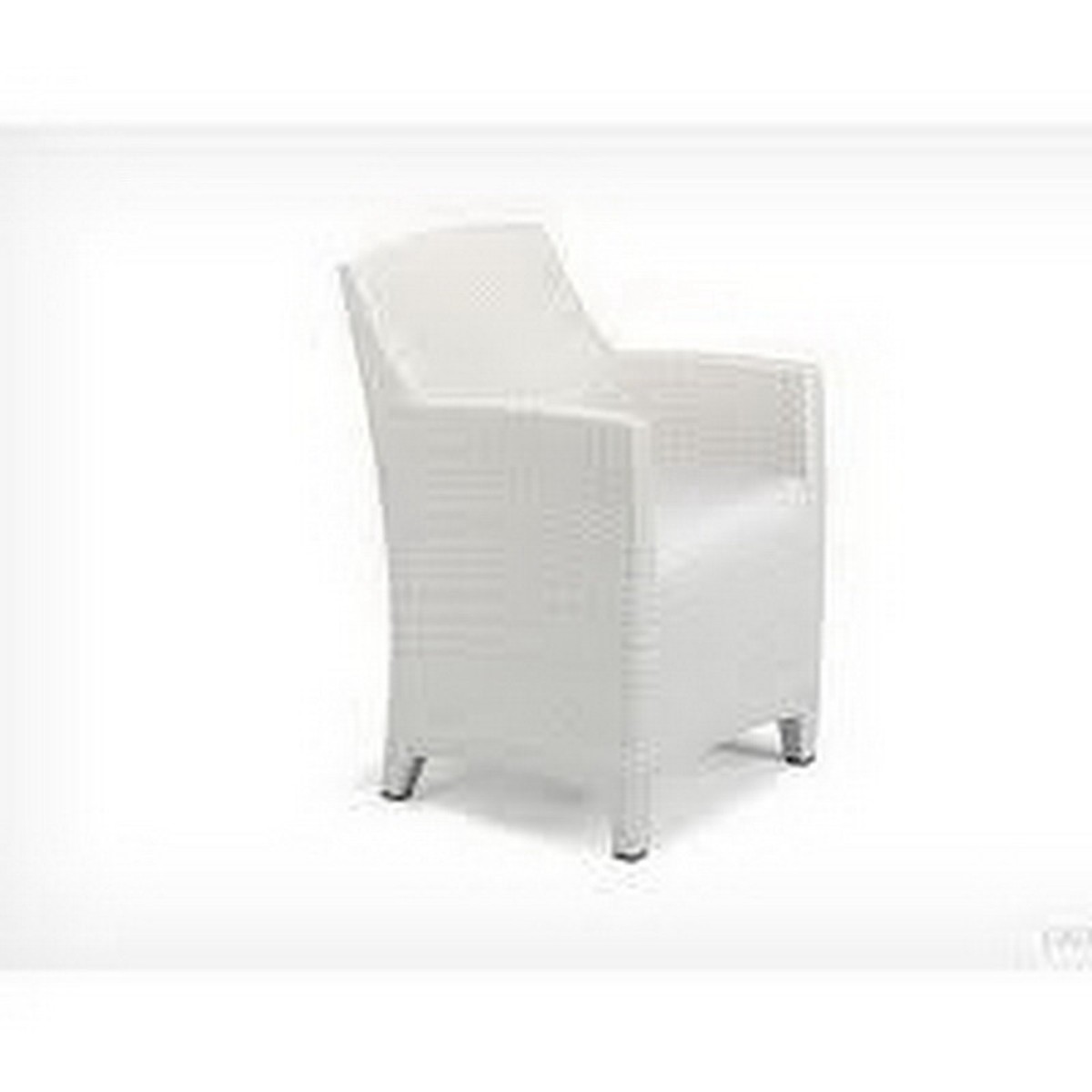Dedon Barcelona Fauteuil repas Barcelona Blanc 65x59x86cm