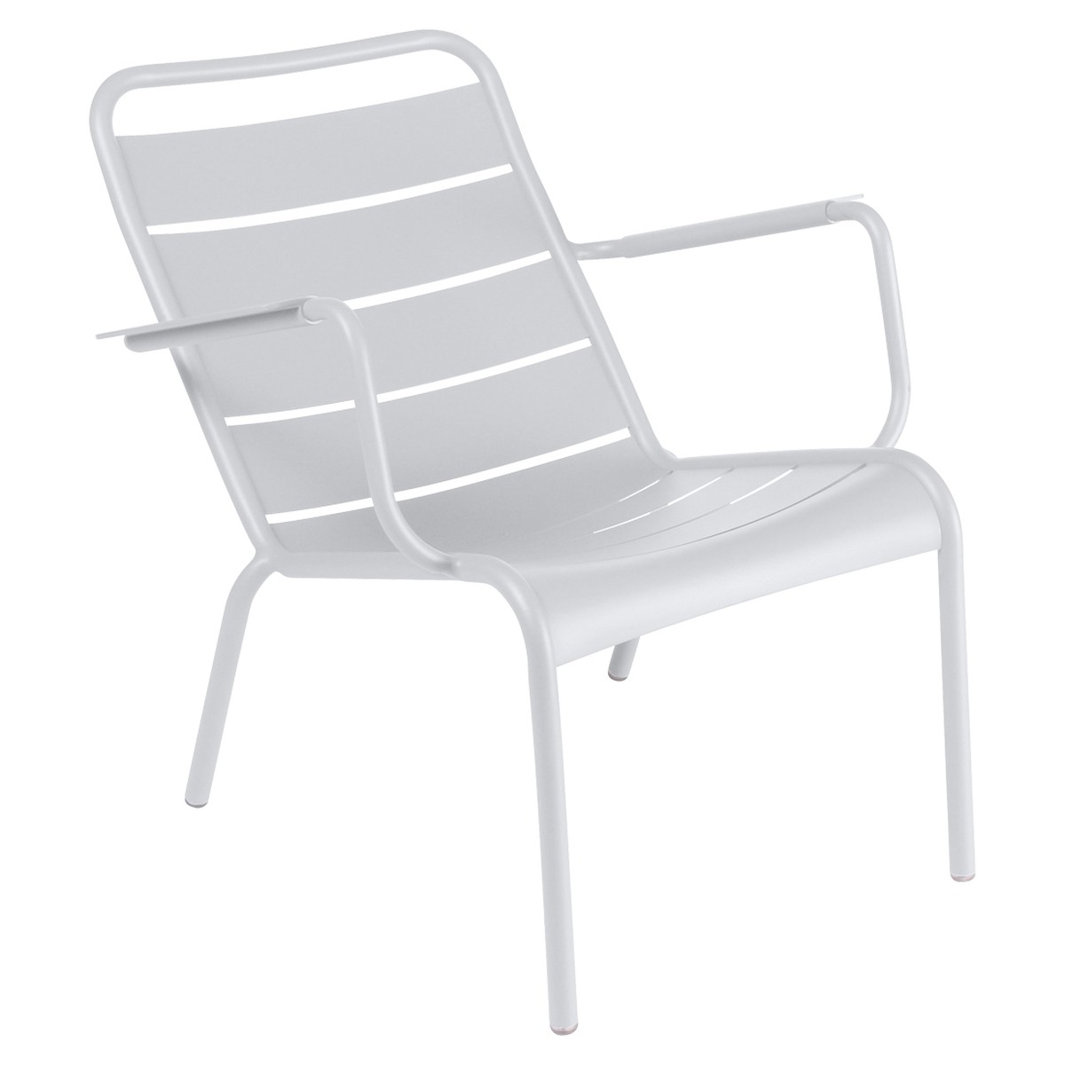 Fermob Luxembourg Fauteuil bas Luxembourg Blanc L 70 x l 86 x H72cm