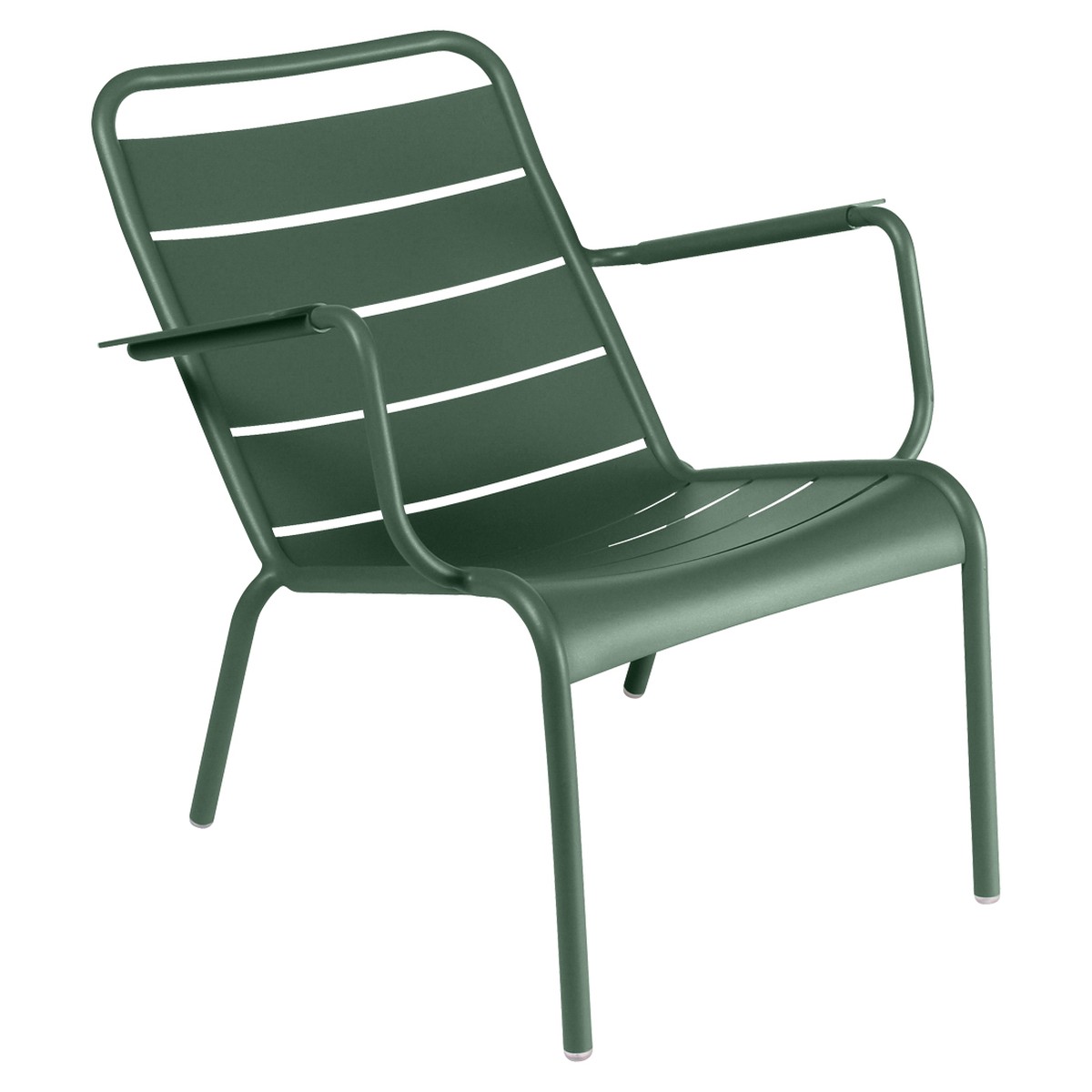 Fermob Luxembourg Fauteuil bas Luxembourg Vert sapin L 70 x l 86 x H72cm