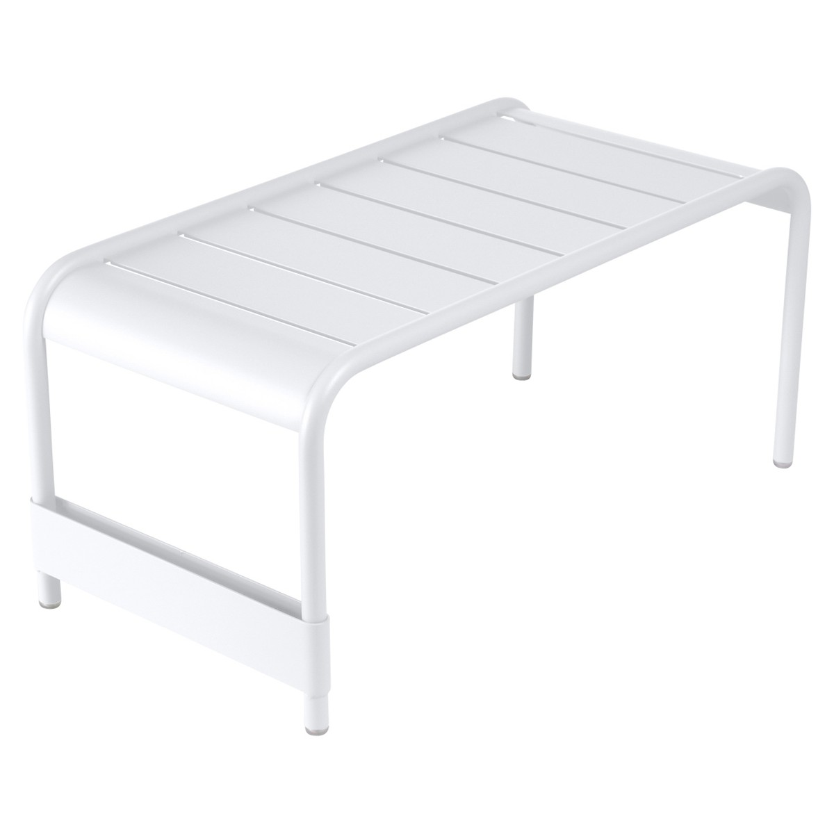 Fermob Luxembourg Table basse Luxembourg rectangulaire Blanc L 86 x l 43 x H40cm