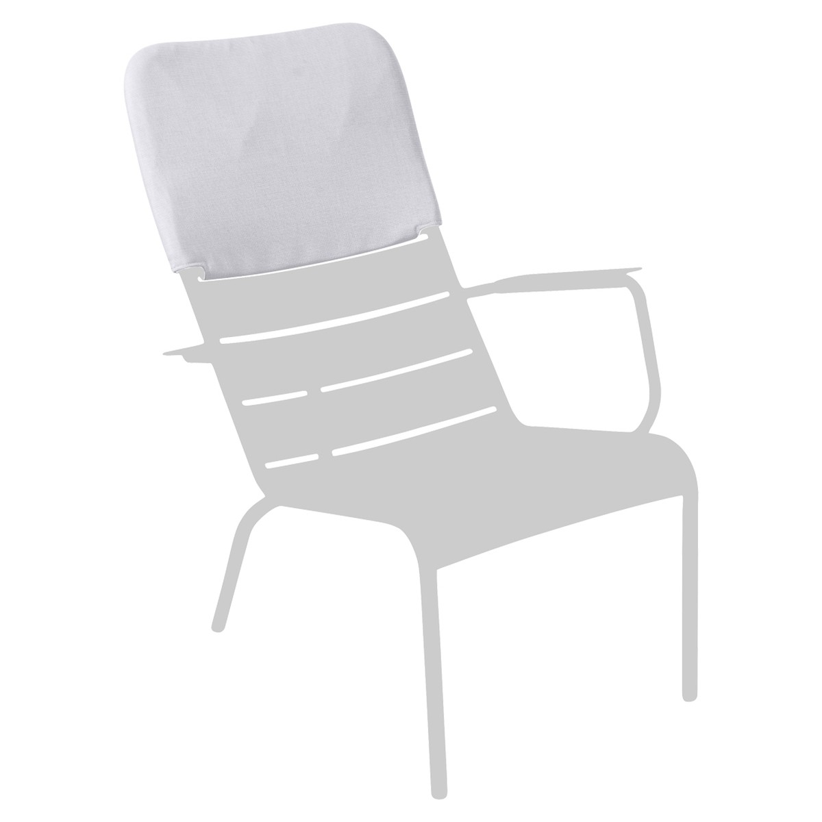 Fermob Luxembourg Appui tête Luxembourg Blanc L 52 x l 40cm