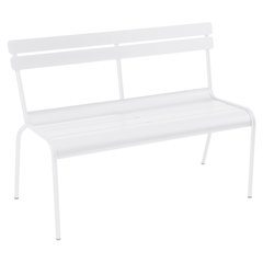 Fermob Luxembourg Banc Luxembourg Blanc L 118 x l 56 x H86cm