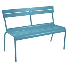 Fermob LUXEMBOURG Banc Luxembourg Bleu turquoise 118x56x85.8cm