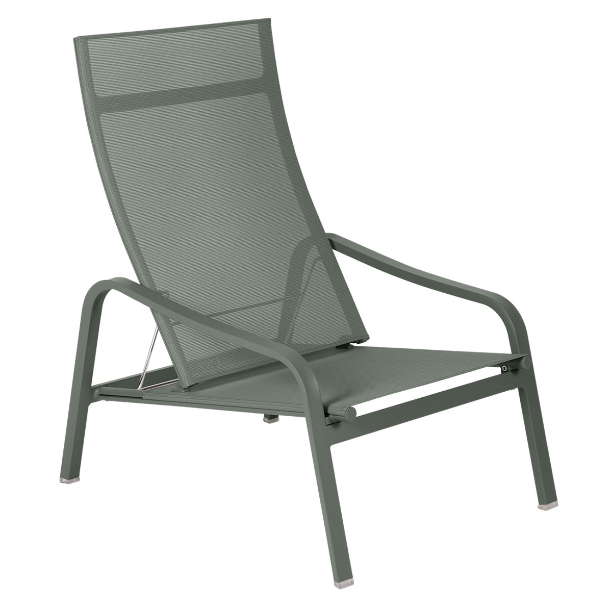 Fauteuils relax, Fermob Alizé Fauteuil réglable Alizé Vert de gris L 88 ...