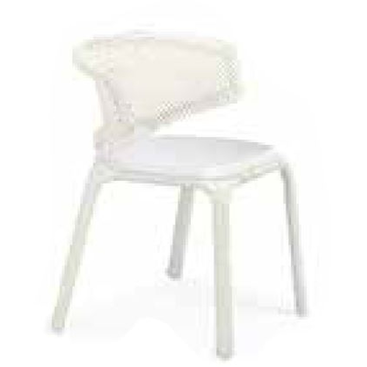 Dedon Seashell Fauteuil repas Seashell Blanc 60x58x80cm