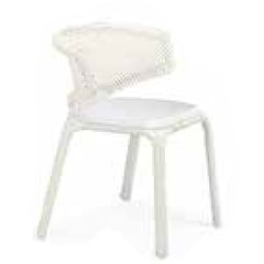 Dedon Seashell Fauteuil repas Seashell Blanc 60x58x80cm