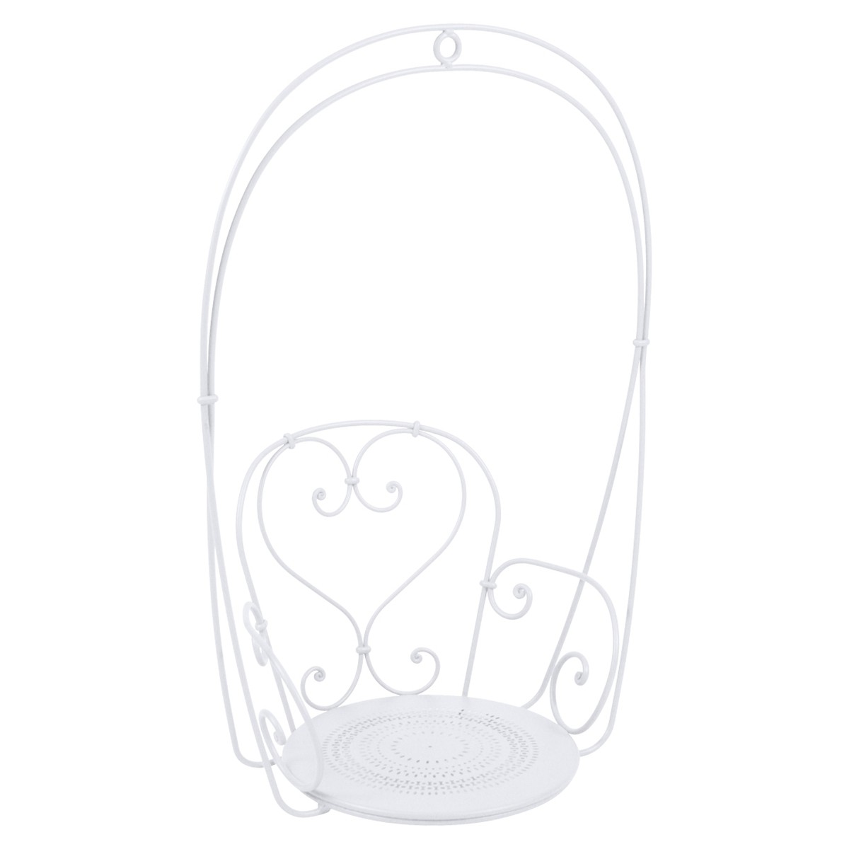 Fermob 1900 Fauteuil suspendu 1900 Blanc l 74 x H110cm Diam : 54