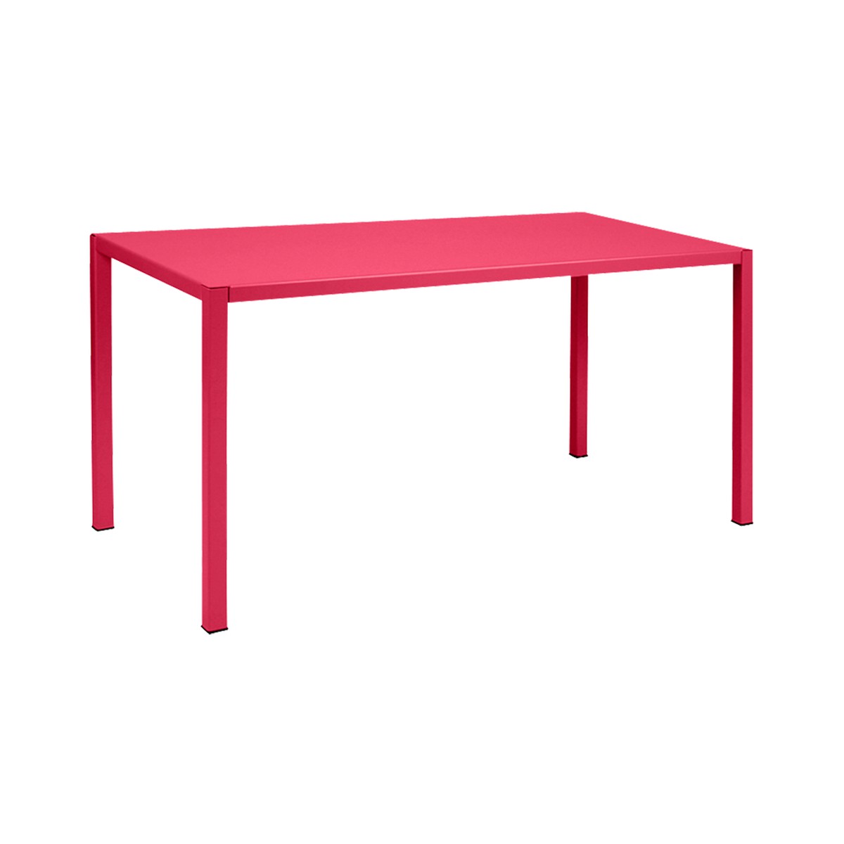 Fermob Inside Out Table Inside Out rectangulaire Rouge rose bonbon L 140 x l 70 x H74cm