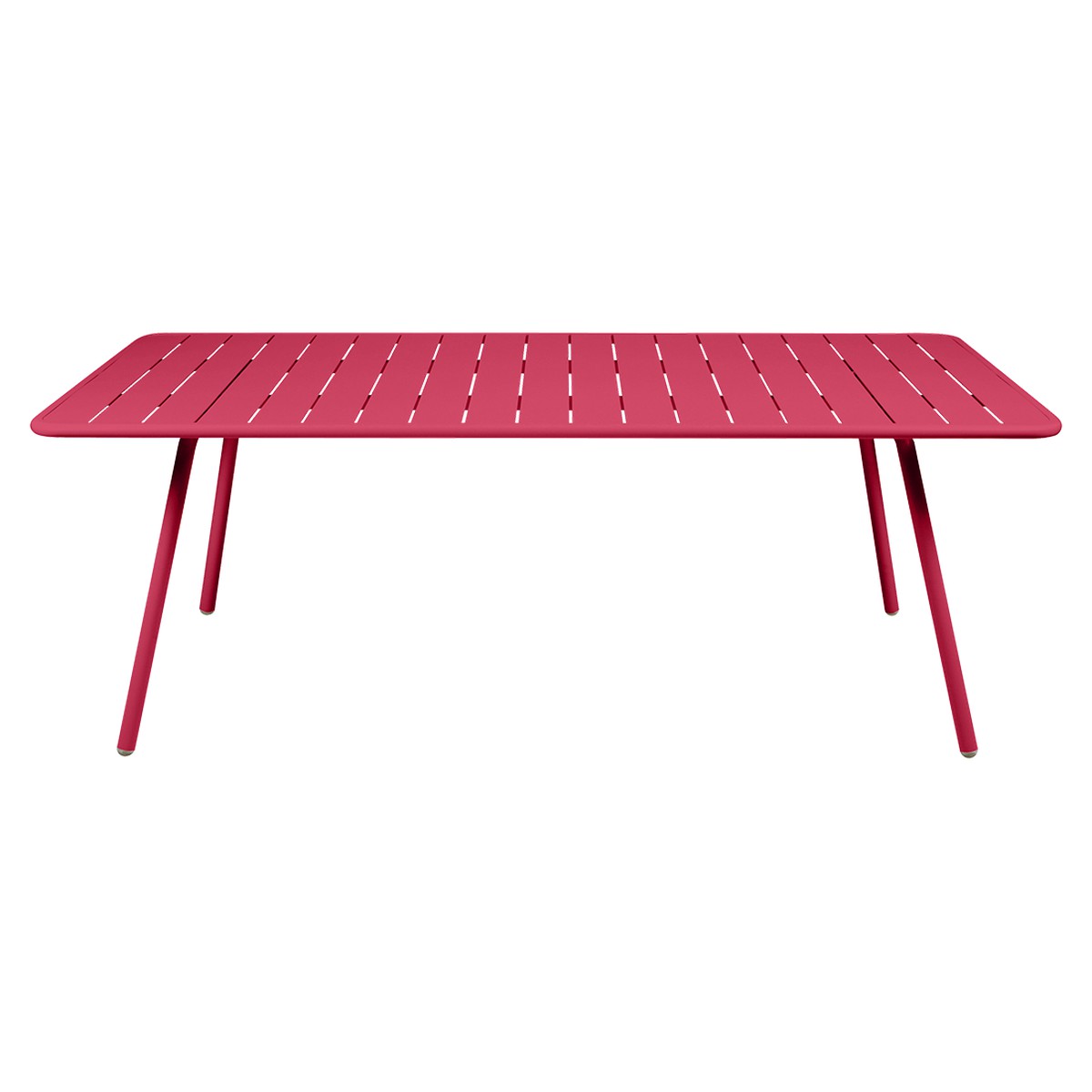 Fermob Luxembourg Table Luxembourg rectangulaire Rouge rose bonbon L 207 x l 100 x H74cm